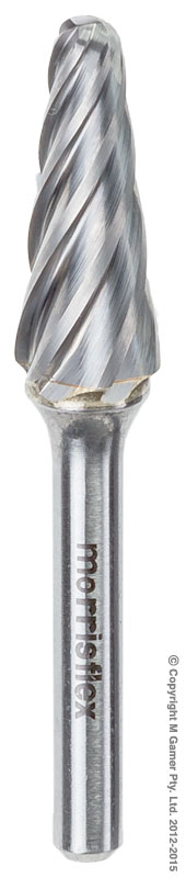 Non-ferrous Radiused Cone Burr - Size 5